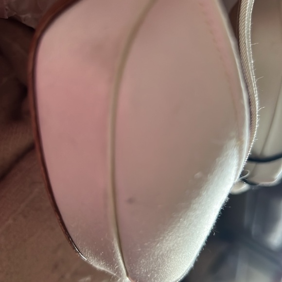 ✨ GUIDO SGARIGLIA Heels 🇮🇹Size 36.5 Ivory Satin NEW👰🏻♀️💍 - Picture 8 of 9